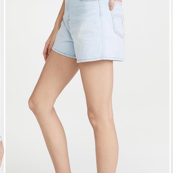 Levi’s high waisted denim shorts. - Picture 2 of 10